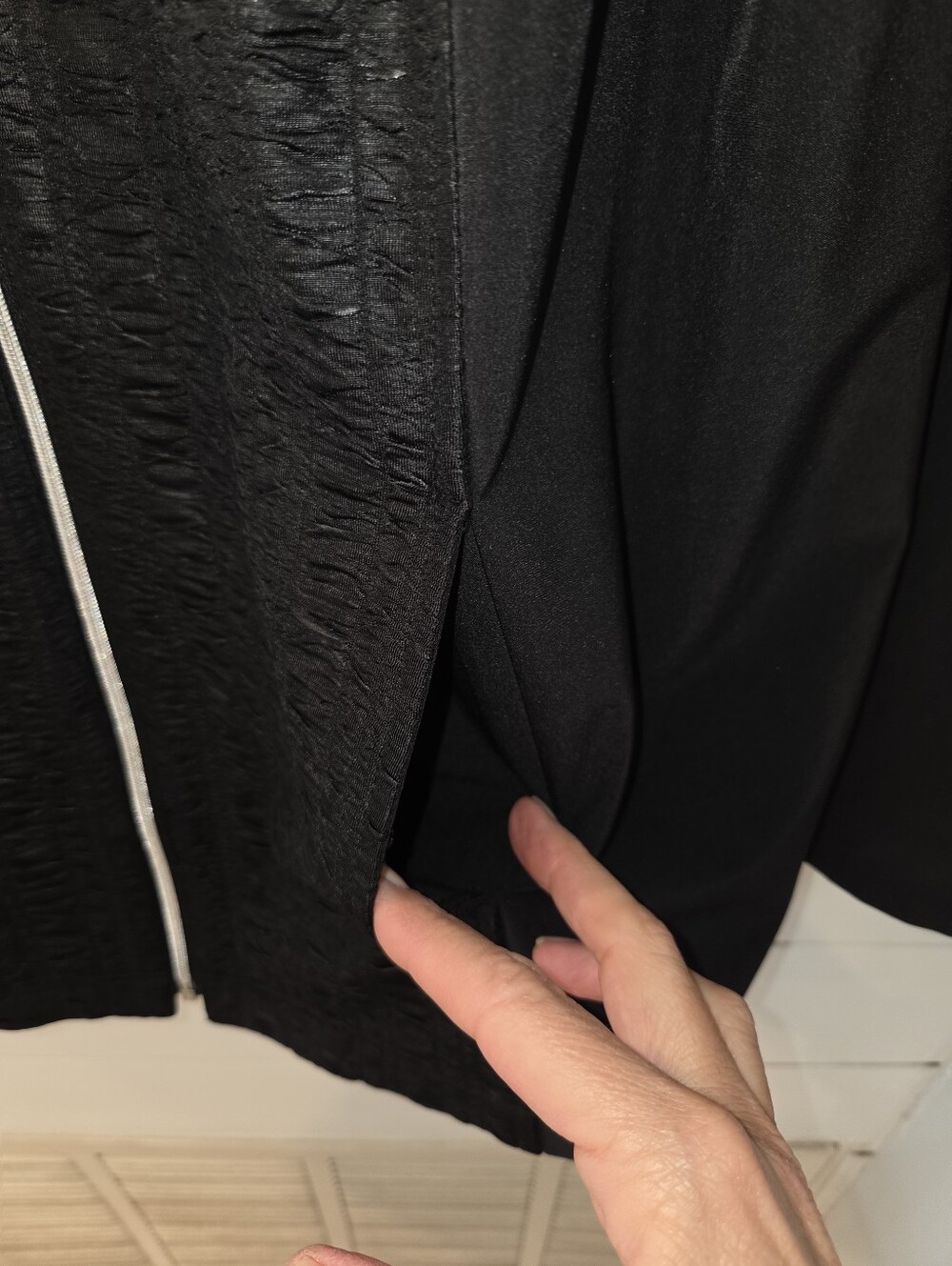 Chico's Weekends Black Jacket - Picture 3 of 6